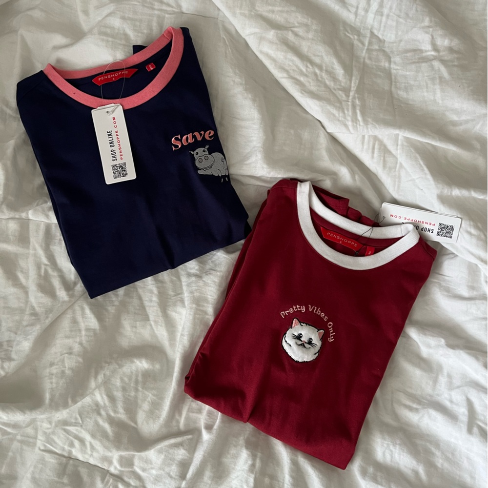 Two Matching Graphic Tees